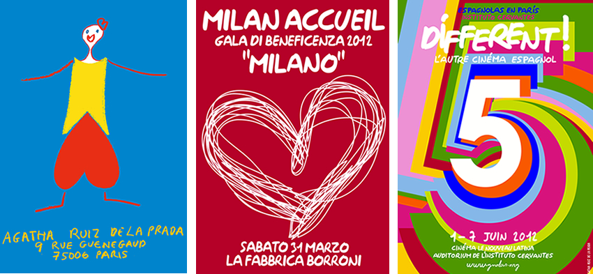 Banner de la exposición A Carteles de Agatha Ruiz de la Prada en el MADC