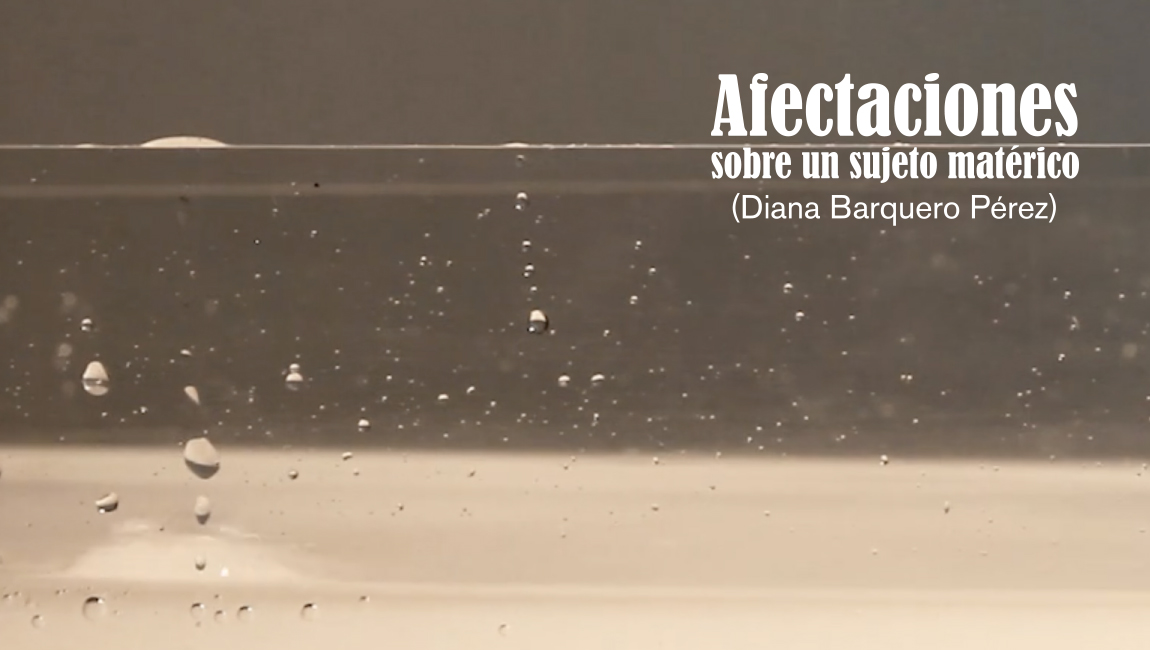 Afectaciones sobre un sujeto matérico. Diana Barquero