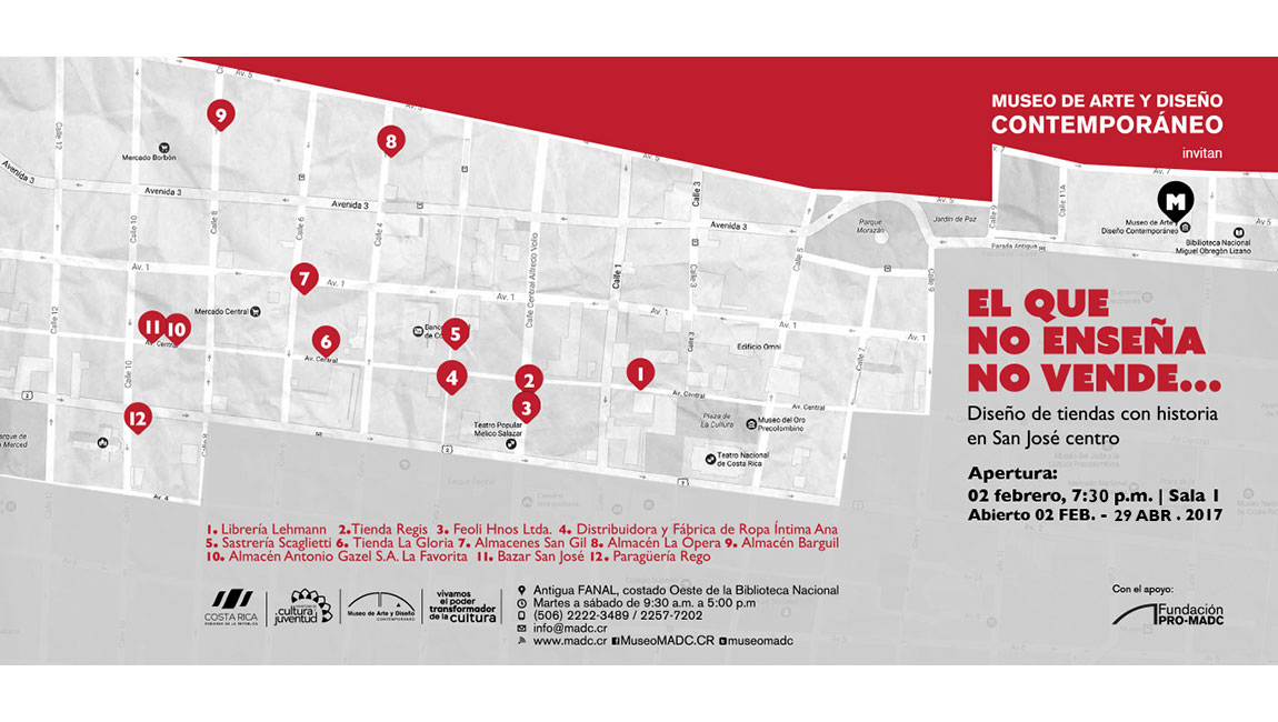 El que no enseña no vende... Diseño de tiendas con historia en San José centro