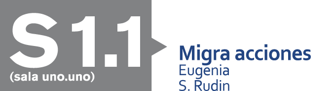 Migra acciones. Eugenia S. Rudin.