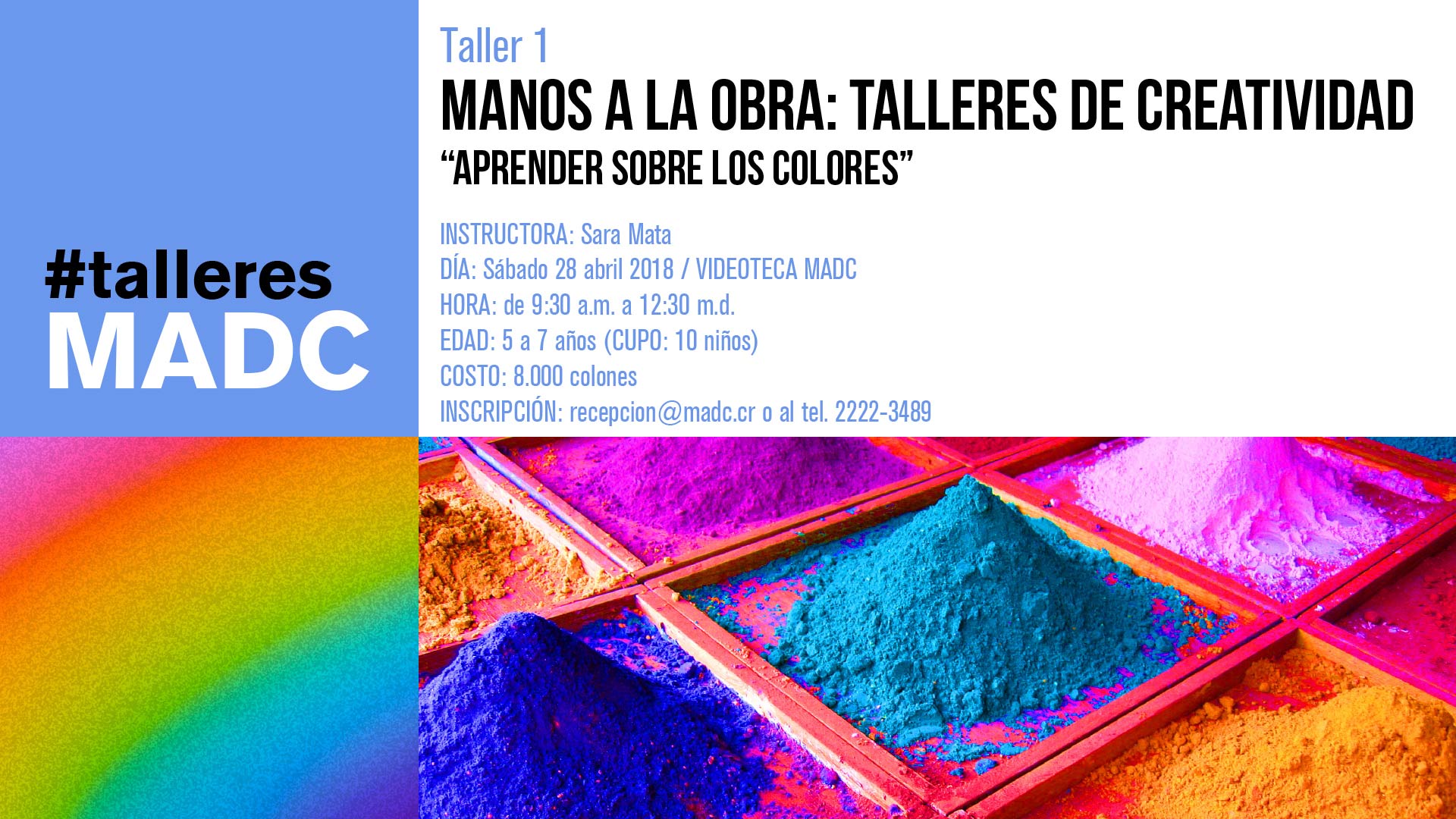 Talleres Manos a la Obra con la artista Sara Mata