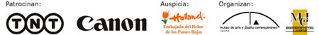 Patrocinadores y colaboradores: TNT, Canon, Embajada del Reino de los Países Bajos, Museo de Arte y Diseño de Costa Rica, Ministerio de Cultura y Juventud.