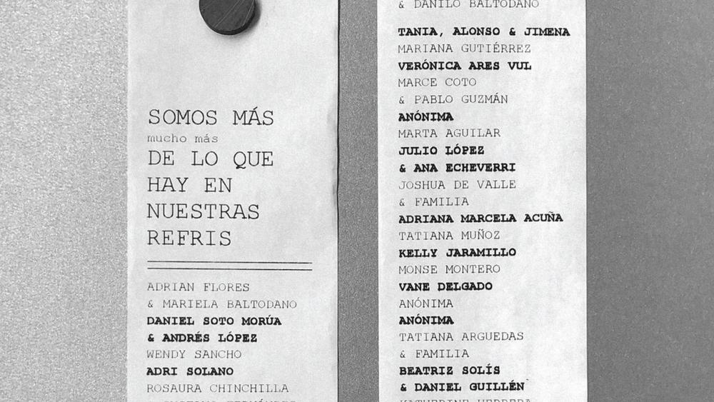 Somos más de lo que hay en nuestras refris