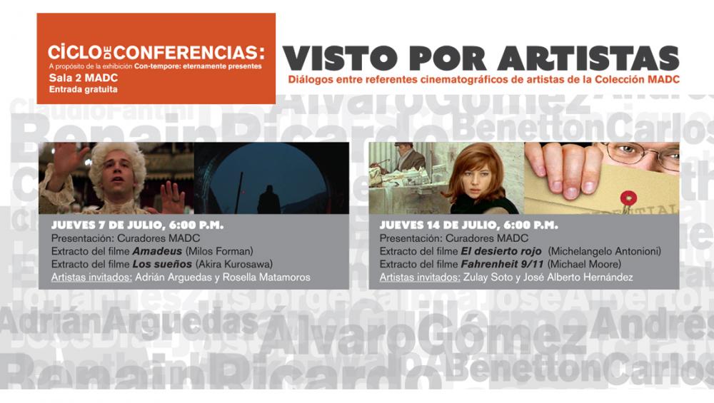 Ciclo de conferencias: Visto por artistas
